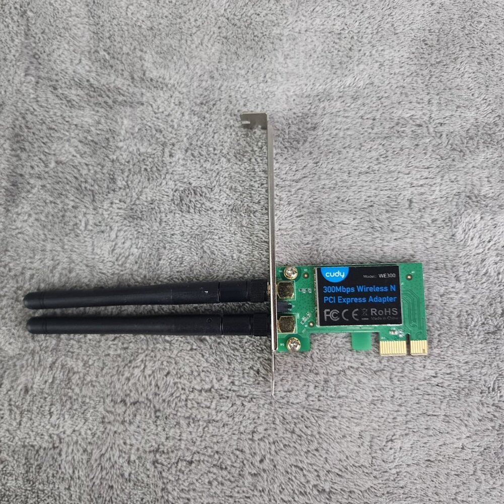 Cudy WE300 N300 PCIe WiFi Card for PC, 300Mbps WiFi PCIe Card